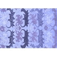 thumbnail image 1 of Ahgly Company Machine Washable Indoor Rectangle Abstract Blue Modern Area Rugs, 8' x 12', 1 of 4