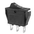 thumbnail image 2 of Bgsha On-Off-On Rectangle Rocker Switch 3 Position SPDT Black for Car Dash Boat 12V, 2 of 8