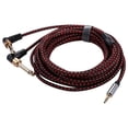 thumbnail image 4 of Audio Auxiliary Input Adapter Dual 6.5mm Elbow Audio Cable with RFI EMI for 6.5mm Interface Microphones, 4 of 7