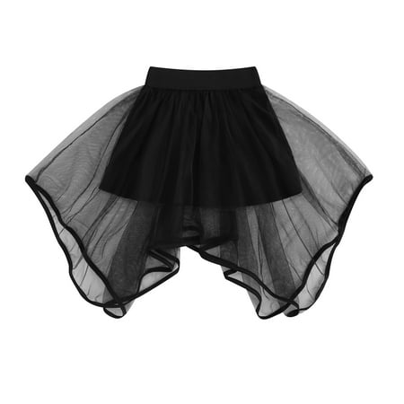 

Bagilaanoe Toddler Baby Girl Tulle Skirt 9M 12M 18M 24M 3T 4T Kids Elastic Waist Irregular Hem Solid Color Flowy Mesh Skirt Party Skirt