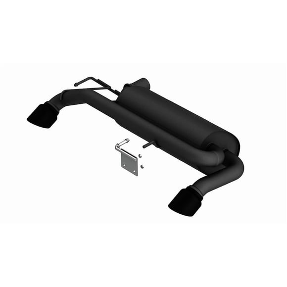 Fits 2021-2023 Ford Bronco Borla Exhaust System Kit 11977CB S-Type Axle Back System; Black T-304 Stainless Steel; With Muffler; 2-3/4 Inch To 2-1/2 Inch Pipe Diameter; Single Exhaust With Dual Exit
