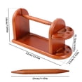 thumbnail image 2 of Support de Fil Horizontal Distributeur de Fil Stable Accessoires de Distributeur de Fil avec Coussin Amélioré pour Crochet Fournitures pour Amateurs de Tricot, 2 of 8