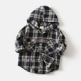 thumbnail image 4 of RUTAYY Children Boys Shirt Casual Long Sleeve Plaid Print Tops Comfortable Breathable Soft Fabric Classic Versatile Tops, 4 of 9