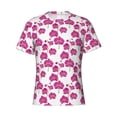 thumbnail image 3 of Naloa Orchids Flowers Men's T-Shirt Sport T-shirt Men's Basic Tee Casual Men's Shirt, Round Neck, Short Sleeves - 3X-Large, 3 of 5