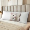 thumbnail image 2 of Fotbe Cute Kittens And Puppy Funda para Almohada Corporal con Diseño, Funda de Microfibra Ultrasuave de 20x54 Pulgadas, Ropa de Cama Elegante, 2 of 7