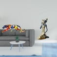 thumbnail image 2 of Escultura De Mujer, Figura De Animal Caminando, Adorno Decorativo Para Estantería, Interior, Hogar, Estatua Tribal Africana, Mesa, Pieza De Arte Coleccionable Hecha A Mano En Resina Para, 2 of 8