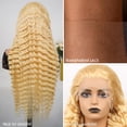 thumbnail image 2 of 28" 613 Deep Wave Wig Human Hair, 13x6 Blonde Lace Front Wigs Human Hair, Pre Plucked, 2 of 6