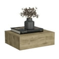 thumbnail image 6 of Floating Nightstand 5"H, Modern Wall-Mounted Bedside Shelf With Drawer, Macadamia, 6 of 7