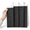 Light Filtering Black-20, variant on Room Darkening Charcoal 20 Pack 3.5" W x 82.5" H Vertical Blind Replacement Slats