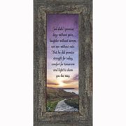 God Didn't Promise Days without Pain, Encouragement gifts for Women, Gift for Cancer Patients, Chemo Patient Gifts, Cheer Up Gifts, Uplifting Gifts, God's Promises, 7422BW