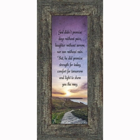 God Didn't Promise Days without Pain, Encouragement gifts for Women, Gift for Cancer Patients, Chemo Patient Gifts, Cheer Up Gifts, Uplifting Gifts, God's Promises, 7422BW