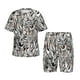 thumbnail image 1 of Balery Leopard And Zebra Conjunto de Pijama Infantil de Manga Corta con Estampado – Ropa de Dormir de Algodón Suave-Medium, 1 of 6