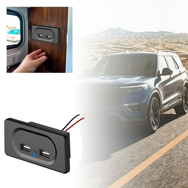 ¡Revolucione la configuración de su coche con el dispositivo de carga rápida USB definitivo y un diseño moderno!