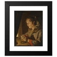 thumbnail image 2 of Matthias Stom 15x18 Black Modern Framed Museum Art Print Titled - Old Woman Praying (Late 1630S or Early 1640s), 2 of 5