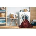 thumbnail image 2 of Ahgly Company Tapis Rond Lavable en Machine Intérieur Transitionnel Rouge, 6 Pieds Rond, 2 of 7