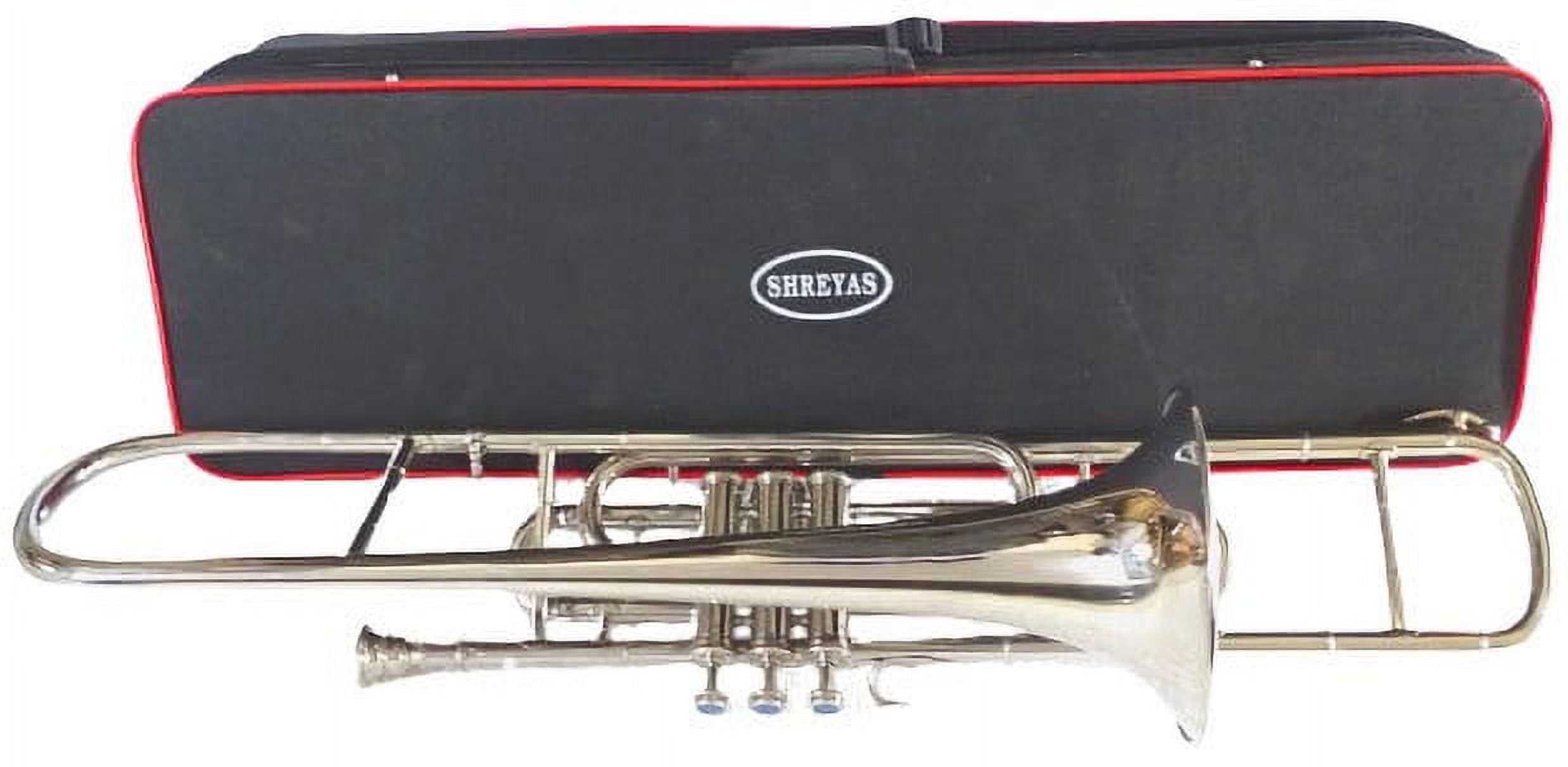 SHREYAS Valve Trombone Nickel Plated Bb SHRY072
