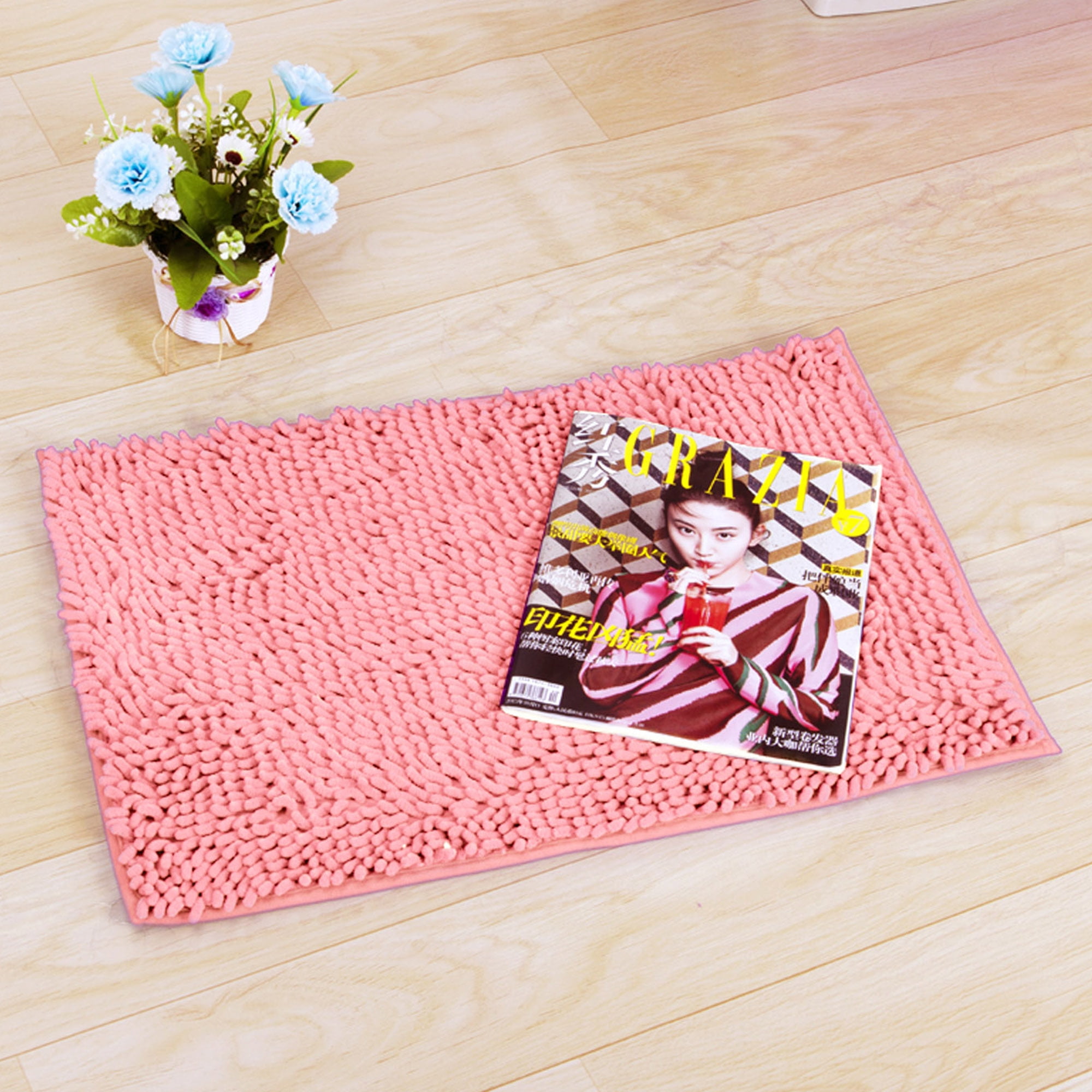 SAYFUT NonSlip Bathroom Mat, Water Absorbent, Super Soft Bath Mat