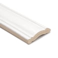 thumbnail image 4 of The Tile Life Waverly White Polished Ceramic Chair Rail Tile, 3 x 12 in, 1-Piece, 4 of 7