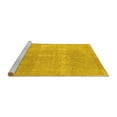 thumbnail image 2 of Ahgly Company Machine Washable Indoor Rectangle Abstract Yellow Modern Area Rugs, 7' x 10', 2 of 4