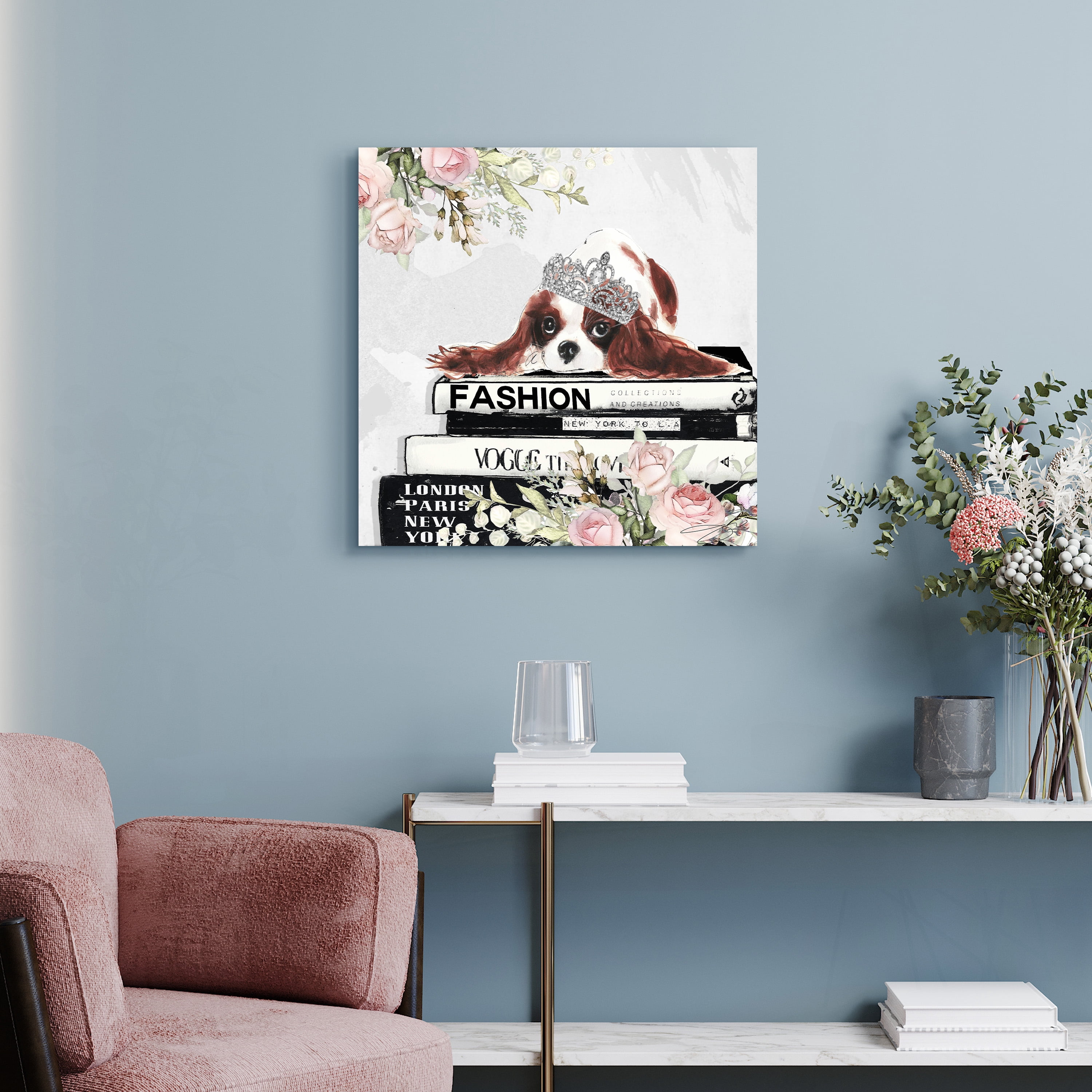 Empire Art Direct So Cavalier Frameless Free Floating Tempered Glass Panel Graphic Wall Art, 20" x 20" x 0.2", Ready to Hang