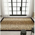 thumbnail image 6 of Contemporary Rugs For Living Room 8x10 Brown Animal Print Tiger Leopard Cheetah, 6 of 7