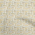 thumbnail image 1 of oneOone Cotton Silk Yellow Fabric Text Sewing Material Print Fabric By The Yard 42 Inch Wide, 1 of 5