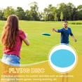 thumbnail image 4 of Uxcell Flying Disc Soft Silicone Colorful Flying Disk Flyer for Outdoor Sports Training Playing Lawn Game Blue, 4 of 5