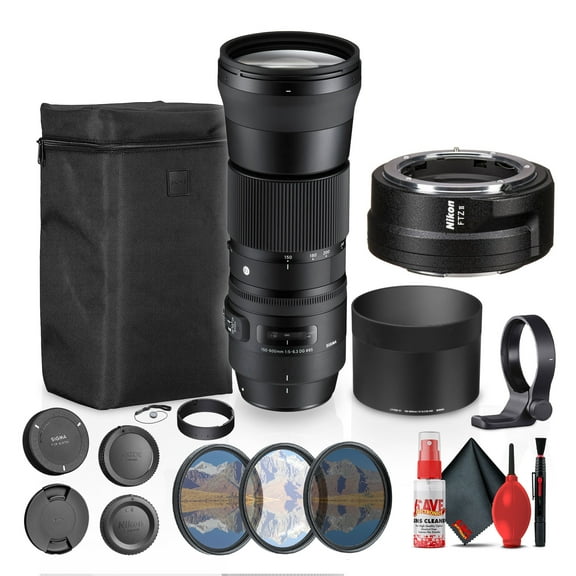 Sigma 150-600mm F5-6.3 DG Contemporary Nikon Mount Bundle