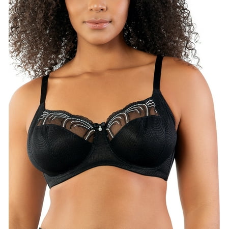 PARFAIT Women s Pearl Unlined Bra - Black - 40K