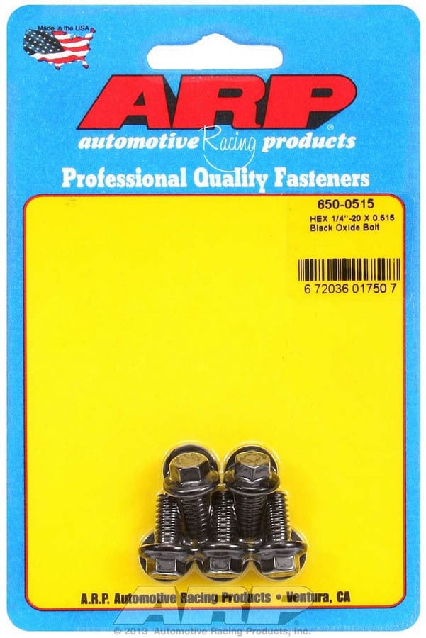 ARP (650-0515) Hex Oxide Bolt, Black