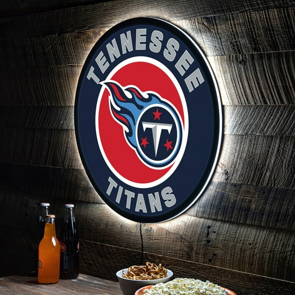 Tennessee Titans LED XL Round Wall D-cor
