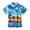 C Blue, variant on Boys Hawaiian Shirt Short Sleeve Button Down Lightweight Breathable Beach Top for Kids Summer Vacation Multicolour 4 Years