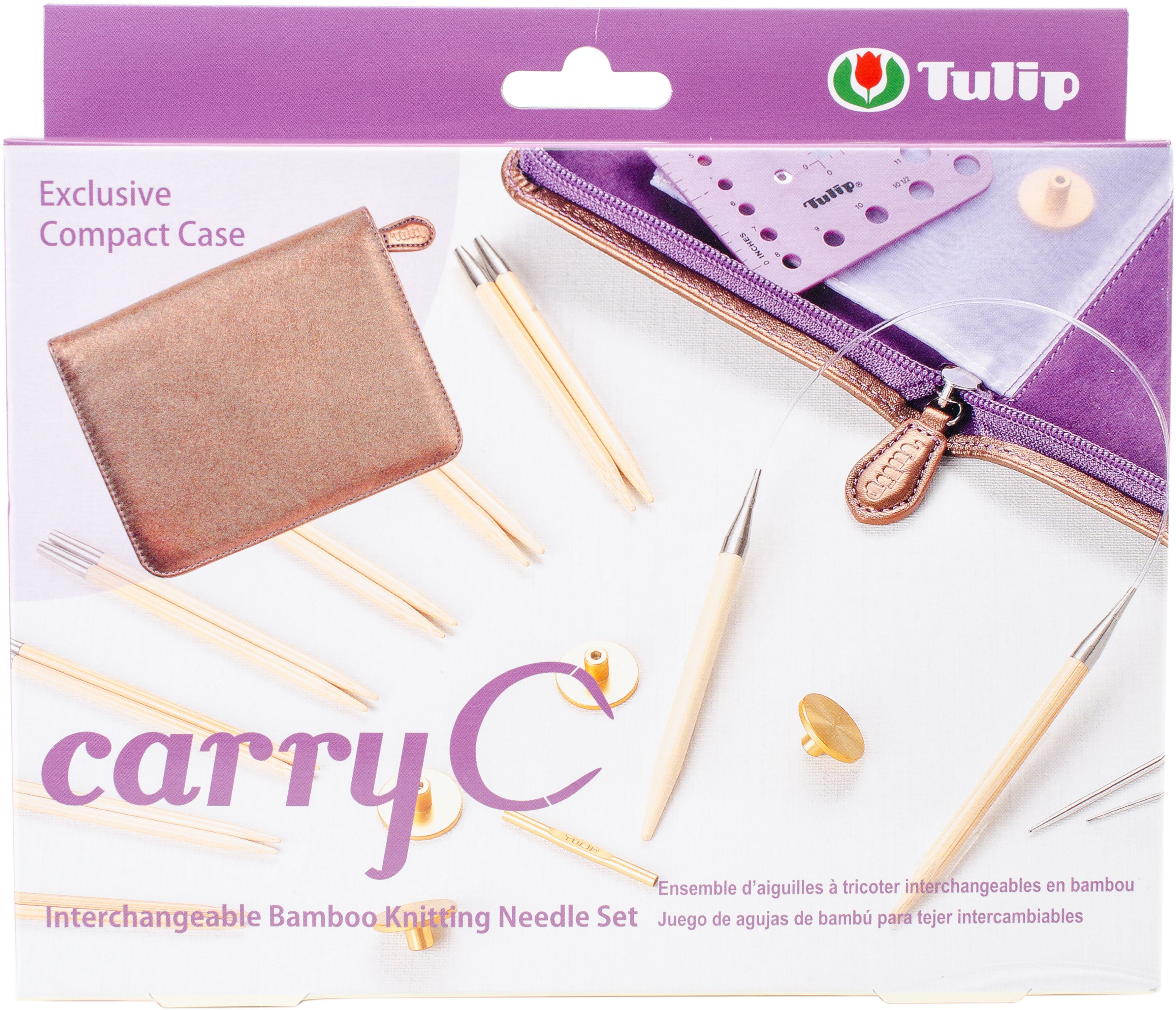 Tulip Needle Company TP1195 Carry C Interchangeable Bamboo Knitting