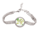 thumbnail image 1 of Hola Bienvenido a Hong Kong, China Pulsera de tobillera de cadena de tenis, joyería de diamantes, 1 of 3