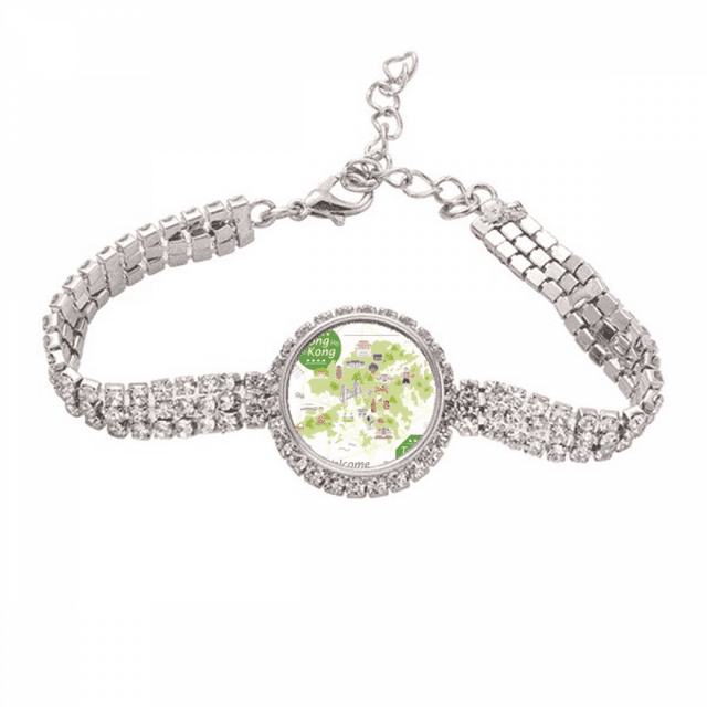Hello Welcome to Hong Kong China Tennis Chain Anklet Bracelet Diamond Jewelry