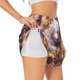 thumbnail image 1 of Balery Warm Sunflower Sleeping Cat Pantalones cortos deportivos para mujer con forro y dos bolsillos, elásticos, para entrenamiento, gimnasio, yoga-Medium, 1 of 7