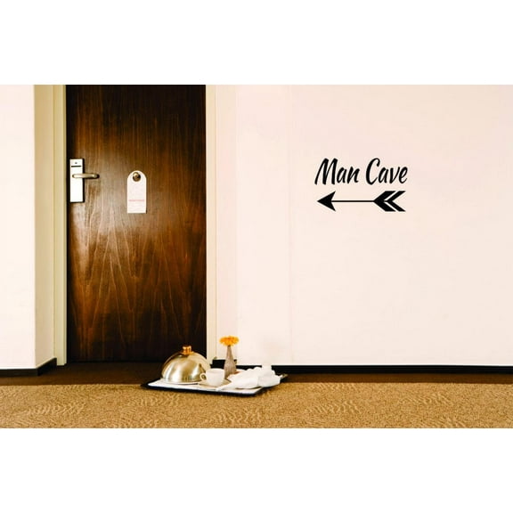 Wall Design Pieces Man Cave Text Lettering Quote 10 X20"