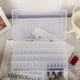 thumbnail image 4 of Minnieouse Caja de almacenamiento organizadora de cuentas de plástico PP transparente de Color transparente, cuentas ligeras y prácticas Juegos de manicura 32 cuadrícula, 4 of 6