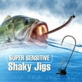 thumbnail image 3 of Stand-Up Shaky Head Jig, Size: 1/4oz. 4/0 10pk, Black, 3 of 5