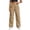 Khaki(New&Hot), variant on ZHYou No Boundarie Cargo Pants for Women High Waist Button Wide Leg Loose Fit Straight Casual Work Trousers with Multiple Pockets,Black,Size M