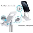 thumbnail image 4 of Support de Téléphone Portable pour Bureau, Support de Téléphone de Bureau Pliable Hauteur de Base Réglable et Support de Téléphone d'Angle Support en Métal d'Aluminium Compatible avec Téléphone Intelligent / iPad / Kindle / Tablette, 4 of 4