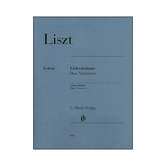 G. Henle Verlag Liebestraume Three Notturnos By Liszt