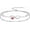 B-01-Garnet, variant on Infinity Heart Bracelet for Women 925 Sterling Silver Infinity Ruby Bracelet July Birthstone Friendship Jewelry Gifts for Women Mom