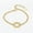 Silver stone, variant on Light Luxury Round Ring Zircon Exquisite Stainless Steel Bracelets Chains-Black stone