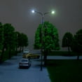 thumbnail image 4 of KLKCMS 20 pcs Model Street Lights Double&Single Heads LED Lamppost 1:100 Scale, 4 of 9