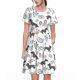 thumbnail image 1 of Easygdp Dachshund Dog Puppy para Vestido Transpirable de Mujer, Vestido Suelto de Manga Corta con Pliegues y Bolsillos para el Verano, 1 of 6