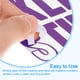 thumbnail image 4 of Uxcell 4 Hojas Calcomanías de Letras de Vinilo 9.1'' x 7.7'' para Calcomanía Interior Exterior Púrpura, 4 of 5