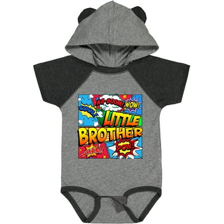 

Inktastic Little Brother Comic Book Gift Baby Boy Bodysuit