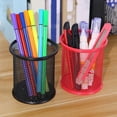 thumbnail image 2 of Musbetu Porte-Stylo Crayon en Métal Vase Pot Rangement Papeterie Bureau Conteneur, 2 of 7
