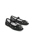 thumbnail image 6 of **Dream Pairs Women’s Rhinestone Ballet Flats – Slip-On Flats with Elastic Strap & Bow Detail**, 6 of 8